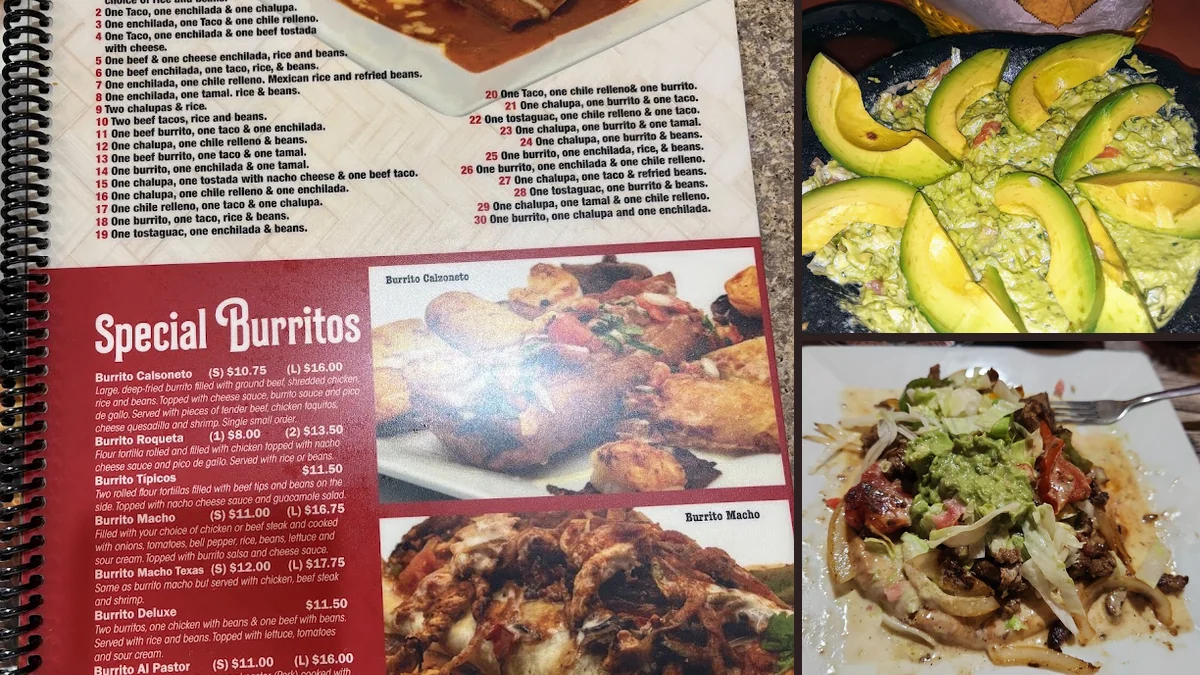 Mexican restaurant interior with warm seating.